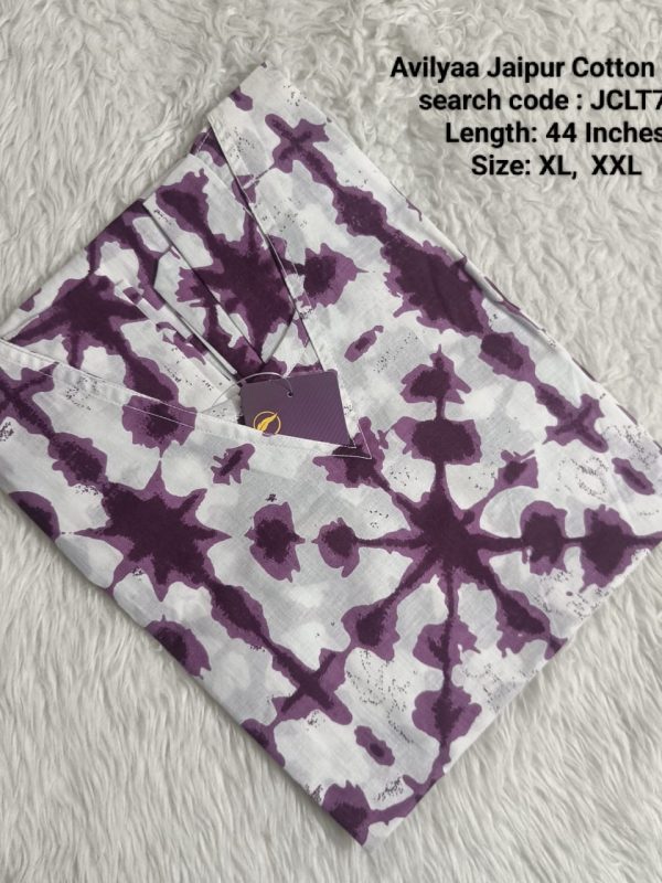 JCLT797- Jaipur Cotton Top Only without Lining