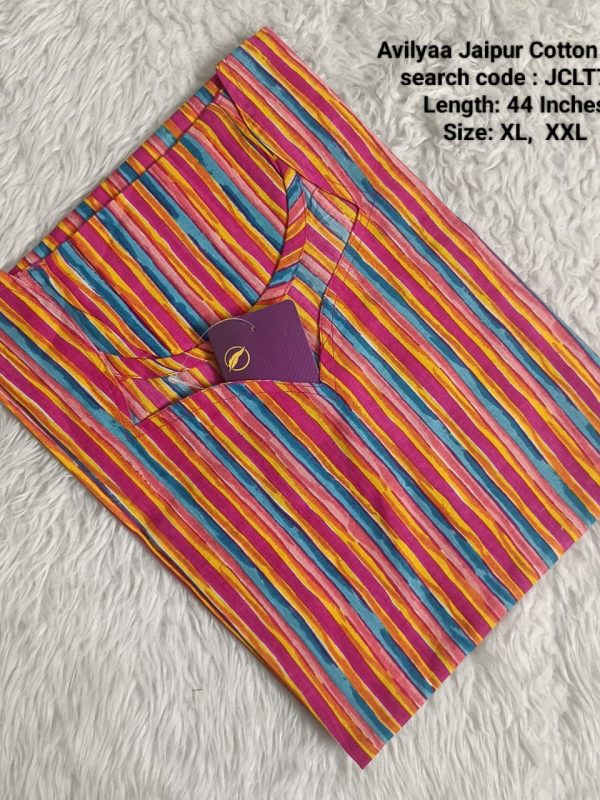 JCLT790- Jaipur Cotton Top Only without Lining