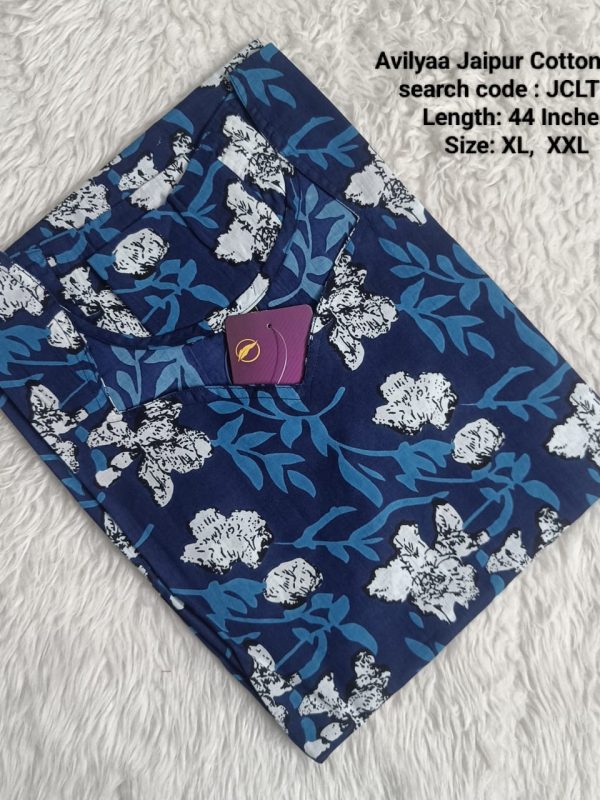 JCLT789- Jaipur Cotton Top Only without Lining