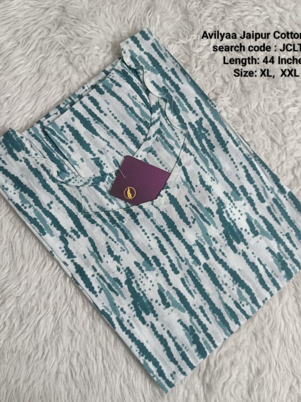 JCLT786- Jaipur Cotton Top Only without Lining