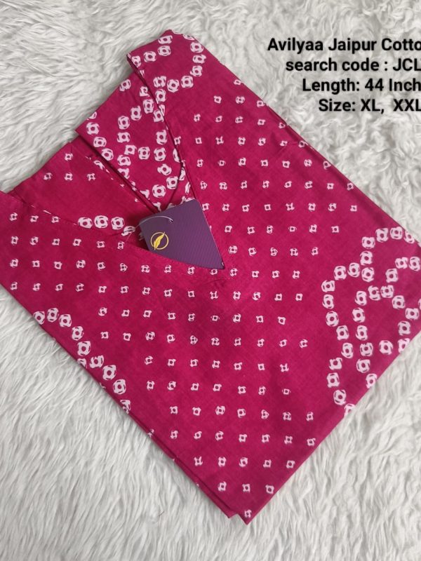 JCLT804- Jaipur Cotton Top Only without Lining