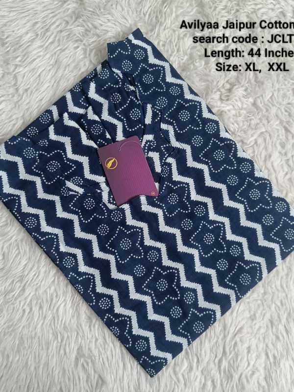 JCLT801- Jaipur Cotton Top Only without Lining