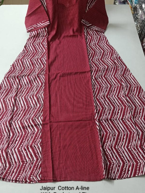 AJ256-Jaipur Cotton A-Line